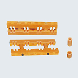 AMJ4×2-93型組合式四級雙槽母線夾